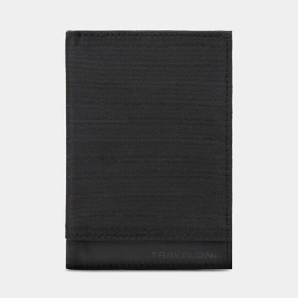 TRAVELON RFID Blocking Multi-Passport Holder, Black Rfid Blocking Passport - Picture 1 of 12